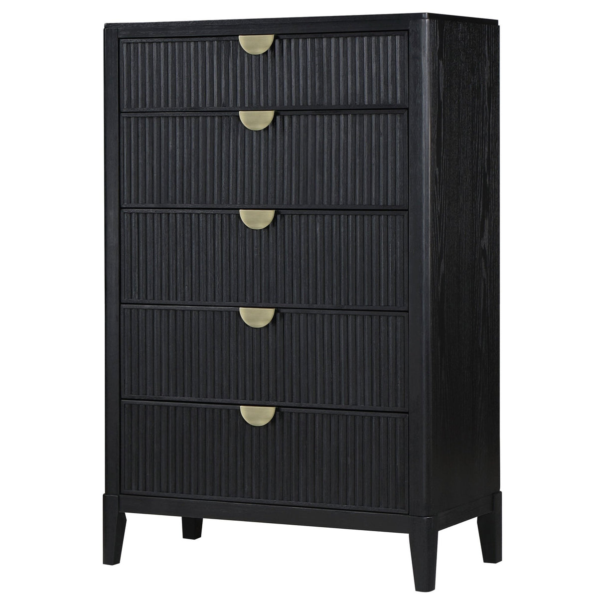 Brookmead 5 - drawer Bedroom Chest Black | Coaster - 224715 - Home Elegance USA - 4