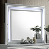 Dresser Mirror - Veronica Dresser Mirror Light Silver