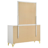 Dresser With Mirror - Lucia 6-drawer Bedroom Dresser with Mirror White