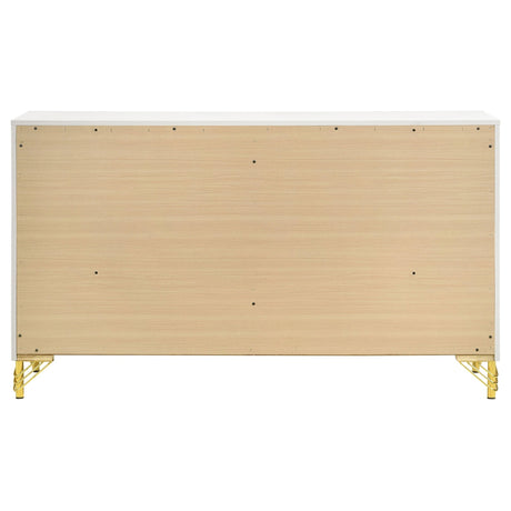 Dresser - Lucia 6-drawer Bedroom Dresser White