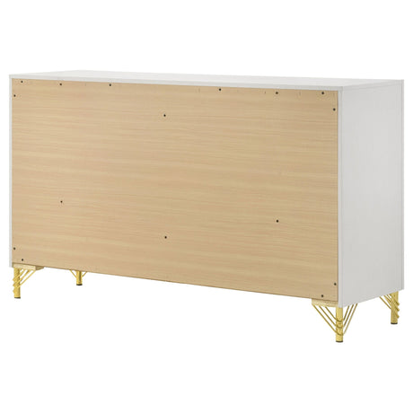 Dresser - Lucia 6-drawer Bedroom Dresser White