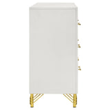 Dresser - Lucia 6-drawer Bedroom Dresser White