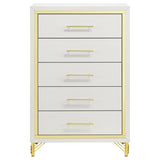 Chest - Lucia 5-drawer Bedroom Chest White