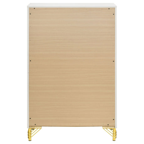 Chest - Lucia 5-drawer Bedroom Chest White