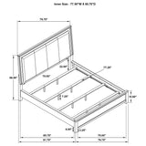 California King Bed 4 Pc Set - Kieran 4-piece California King Bedroom Set Grey