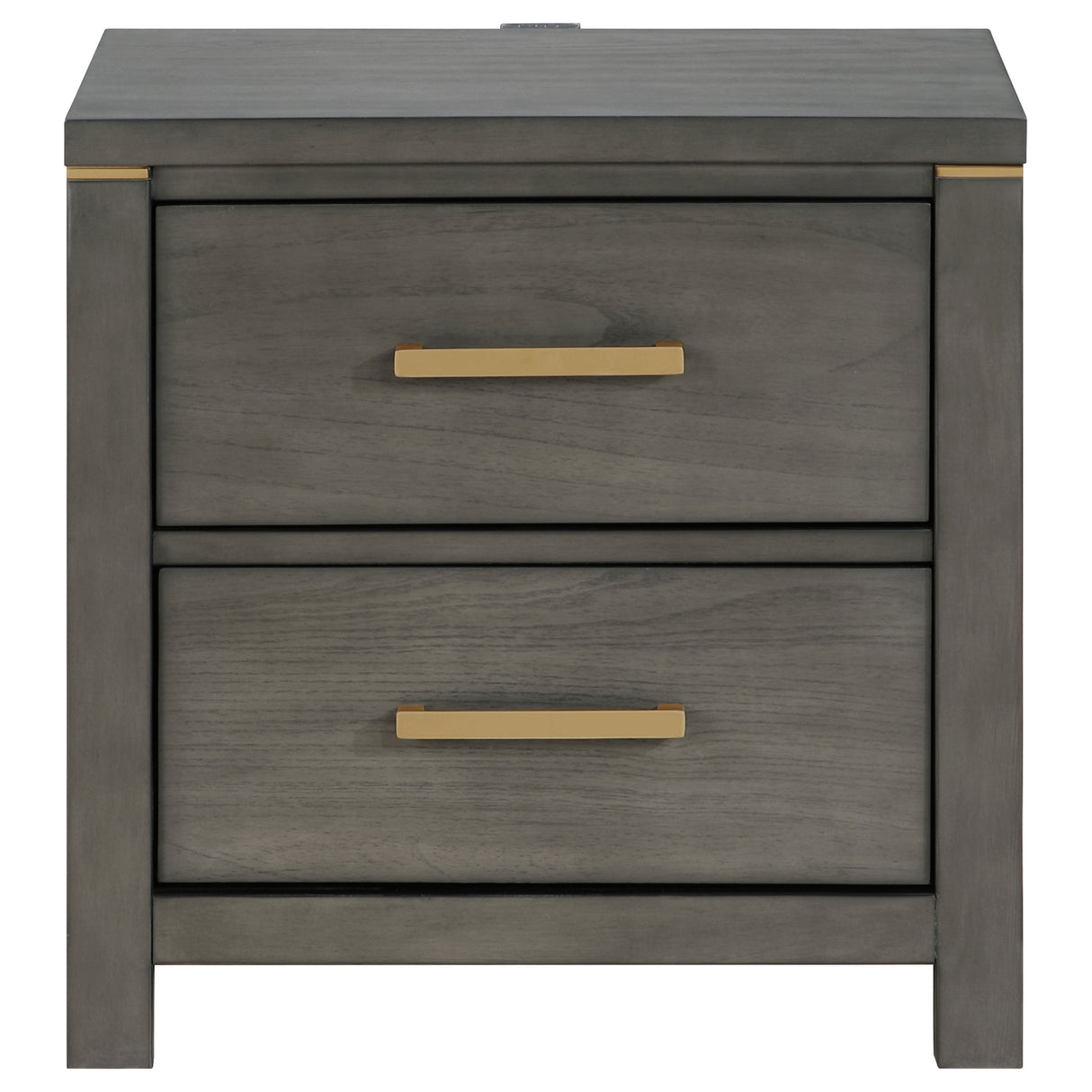 Nightstand - Kieran 2-drawer Nightstand Bedside Table Grey