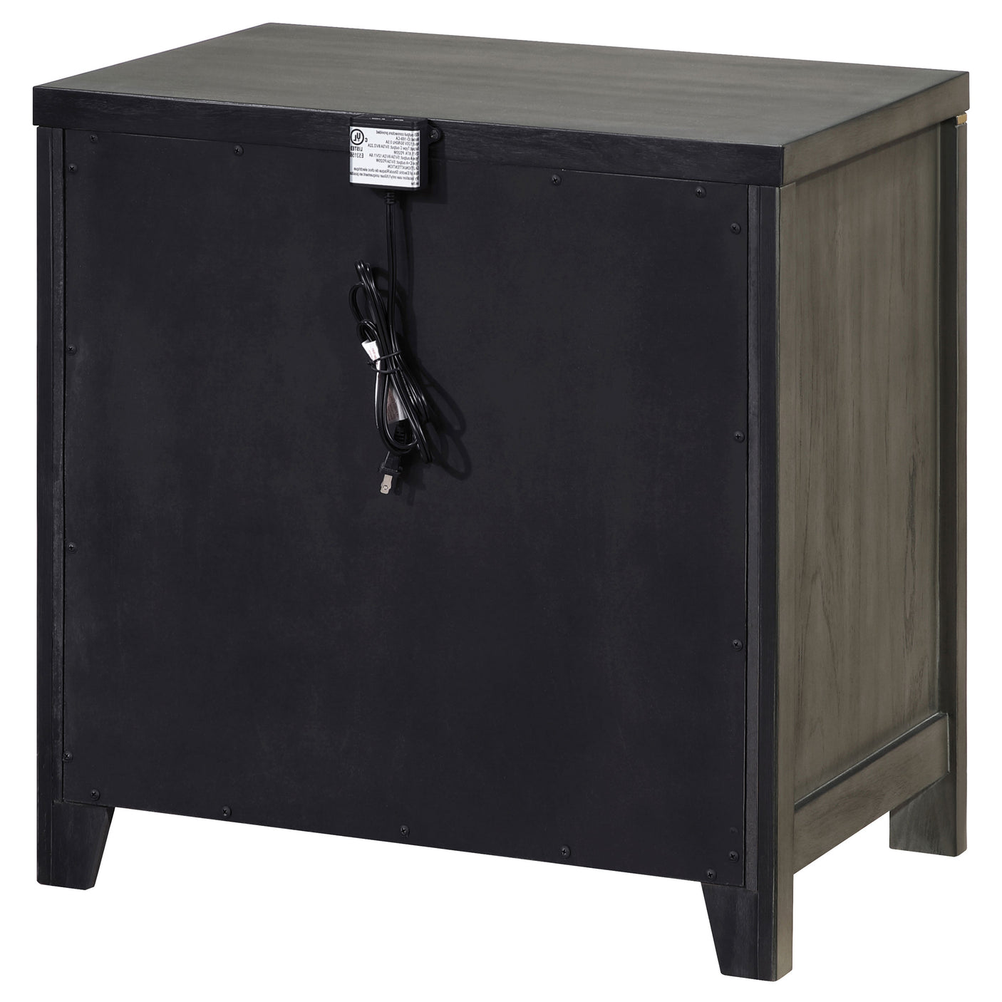 Nightstand - Kieran 2-drawer Nightstand Bedside Table Grey