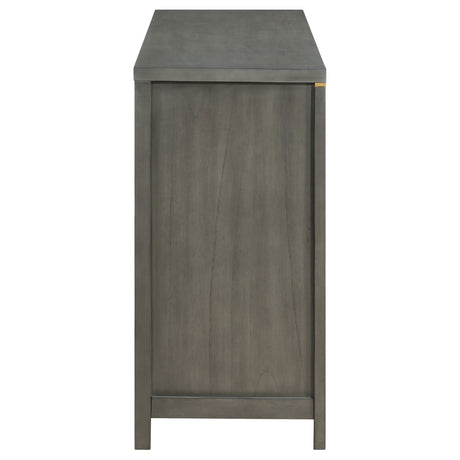 Dresser - Kieran 6-drawer Bedroom Dresser Grey