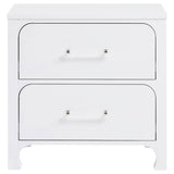 Anastasia 2 - drawer Nightstand Bedside Table Pearl White | Coaster - 224752 - Home Elegance USA - 3