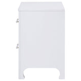 Anastasia 2 - drawer Nightstand Bedside Table Pearl White | Coaster - 224752 - Home Elegance USA - 5