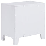 Anastasia 2 - drawer Nightstand Bedside Table Pearl White | Coaster - 224752 - Home Elegance USA - 6