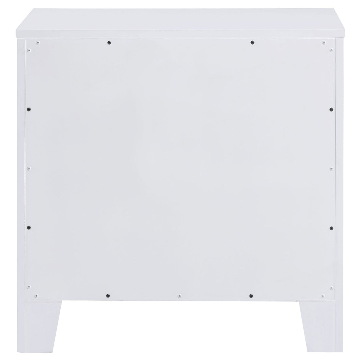 Anastasia 2 - drawer Nightstand Bedside Table Pearl White | Coaster - 224752 - Home Elegance USA - 7