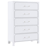 Anastasia 5 - drawer Bedroom Chest Pearl White | Coaster - 224755 - Home Elegance USA - 1