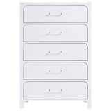 Anastasia 5 - drawer Bedroom Chest Pearl White | Coaster - 224755 - Home Elegance USA - 3