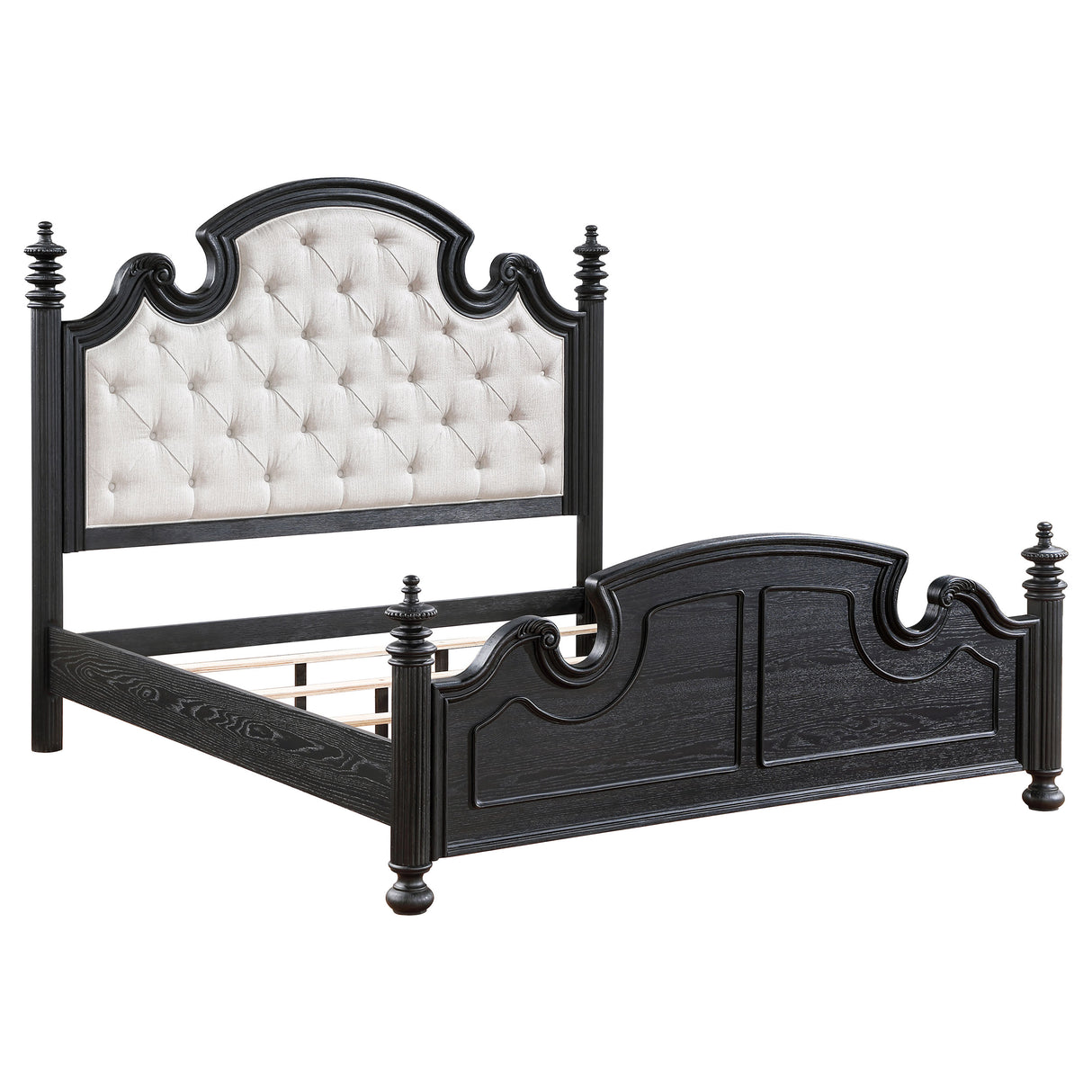 Queen Bed 4 Pc Set - Celina 4-piece Queen Bedroom Set Black