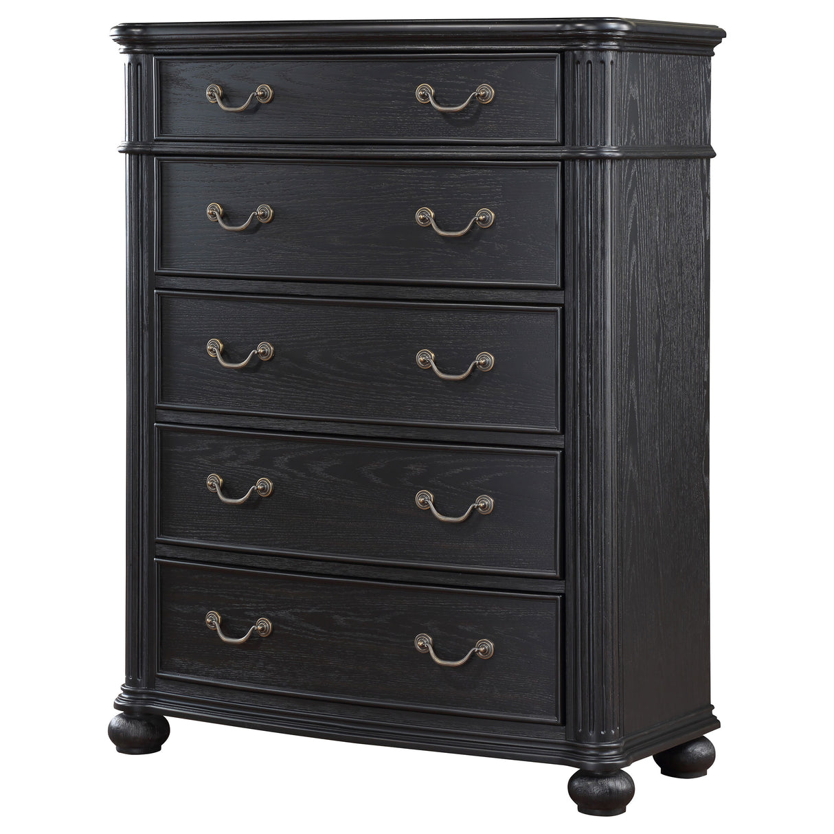 Chest - Celina 5-drawer Bedroom Chest Black