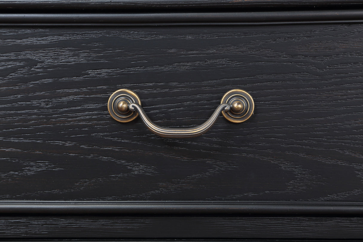 Chest - Celina 5-drawer Bedroom Chest Black