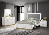 Caraway 4 - piece Eastern King Bedroom Set White | Coaster | Home Elegance USA