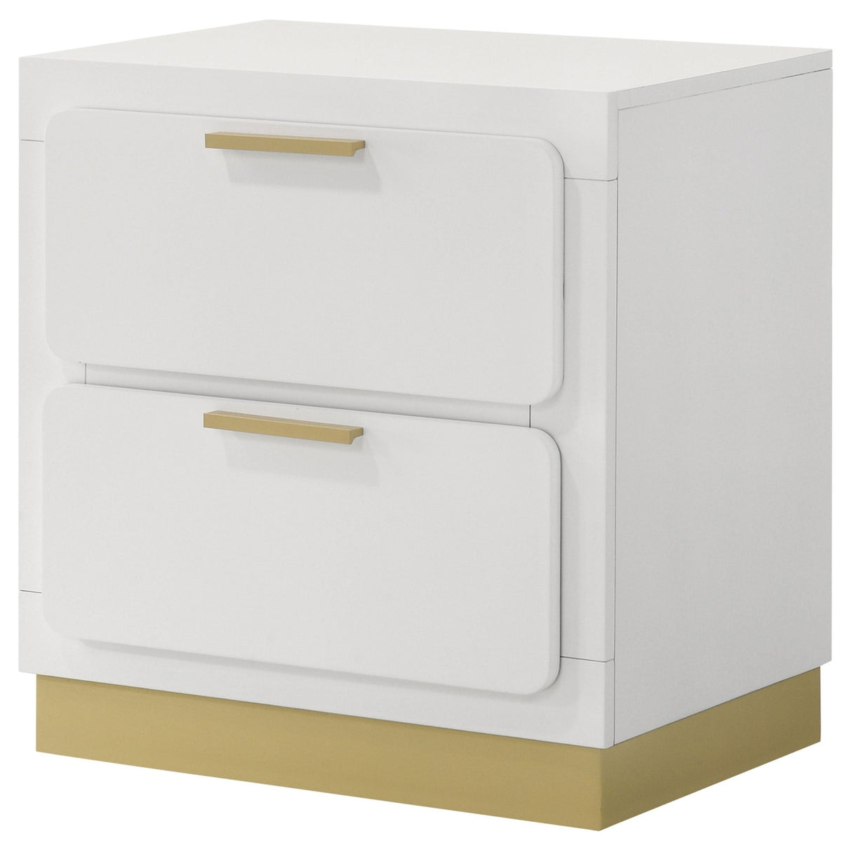 Caraway 2 - drawer Nightstand Bedside Table White | Coaster - 224772 - Home Elegance USA - 4