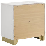 Caraway 2 - drawer Nightstand Bedside Table White | Coaster - 224772 - Home Elegance USA - 6