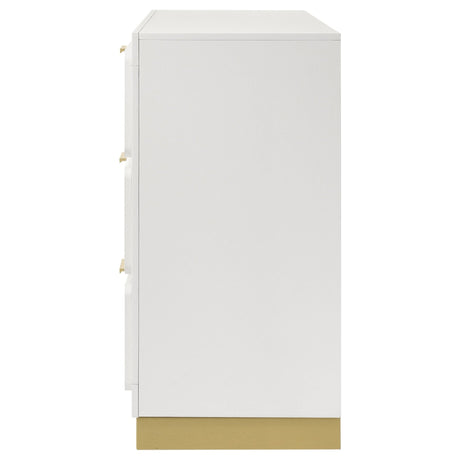 Caraway 6 - drawer Bedroom Dresser White | Coaster | Home Elegance USA