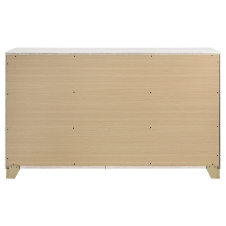 Dresser - Caraway 6-drawer Bedroom Dresser White