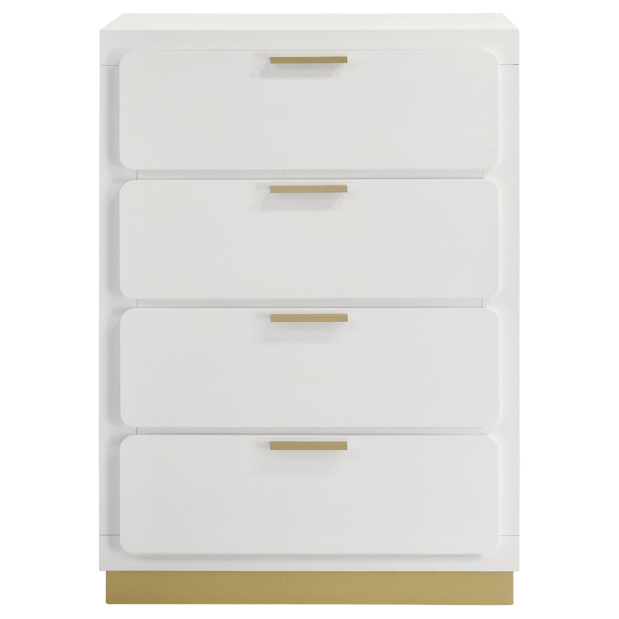 Caraway 4 - drawer Bedroom Chest White | Coaster - 224775 - Home Elegance USA - 3