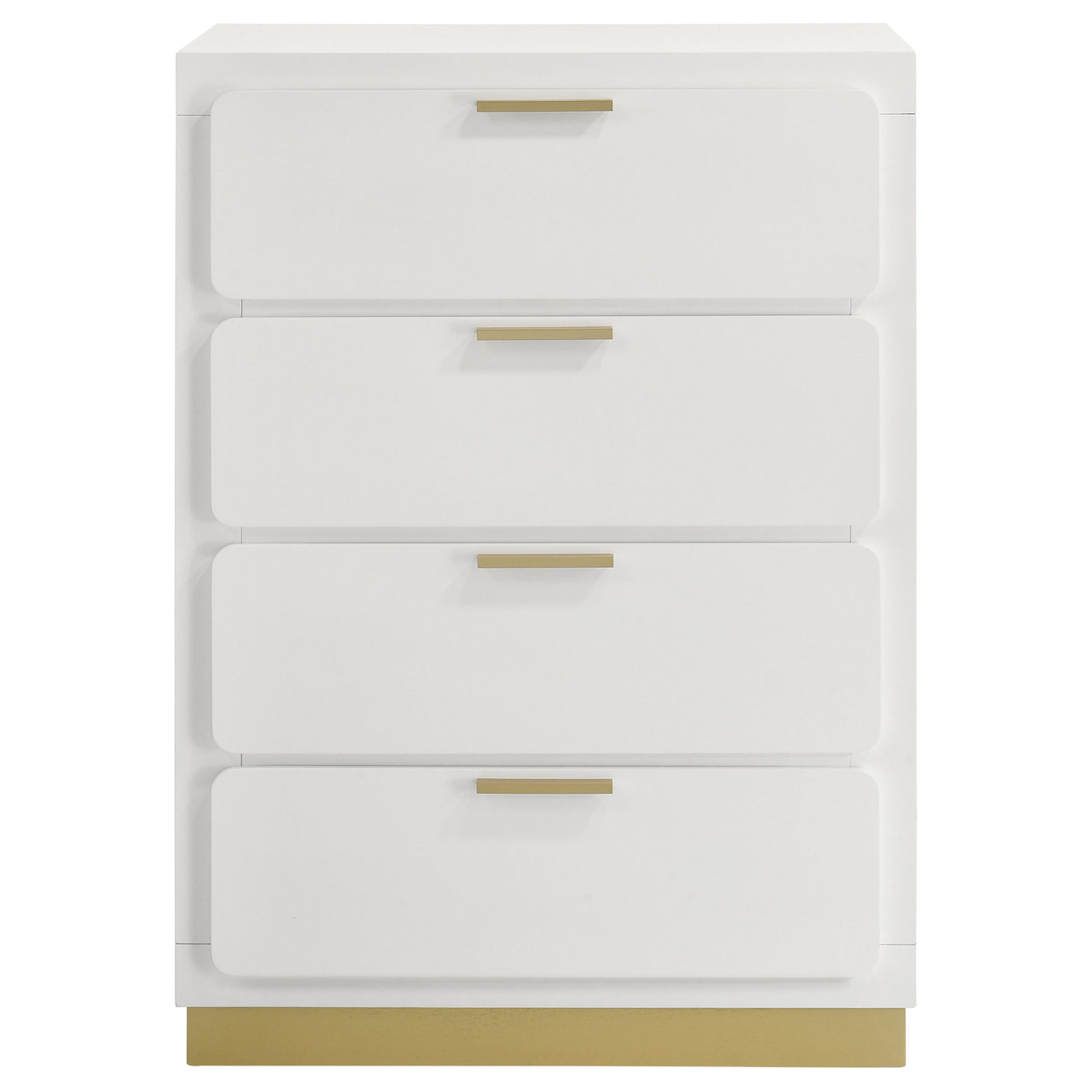 Chest - Caraway 4-drawer Bedroom Chest White