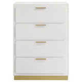 Chest - Caraway 4-drawer Bedroom Chest White