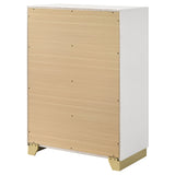 Chest - Caraway 4-drawer Bedroom Chest White