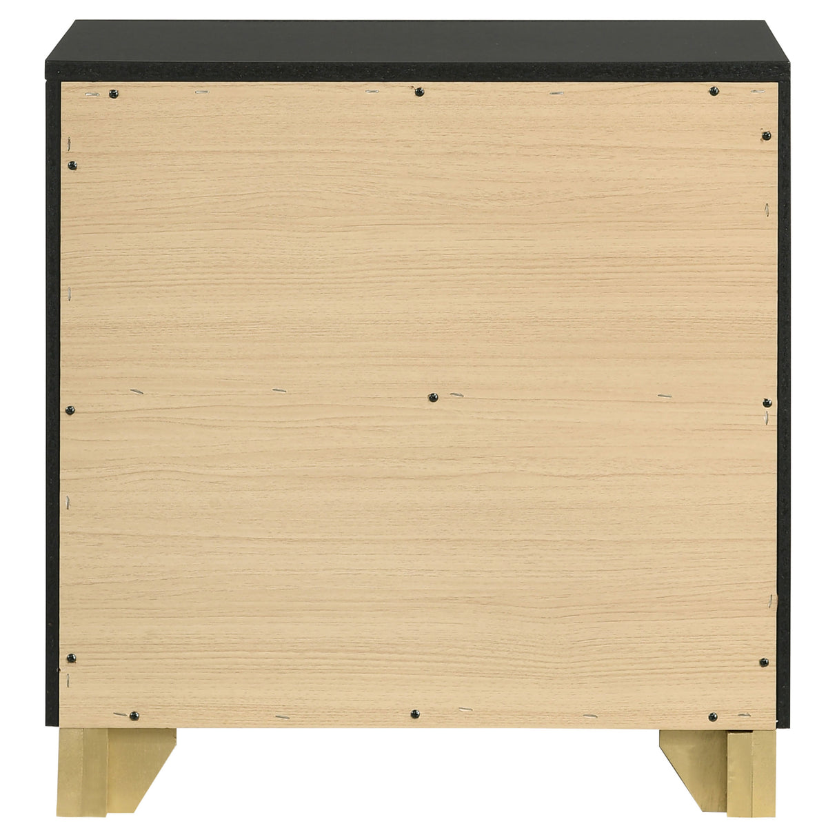 Nightstand - Caraway 2-drawer Nightstand Bedside Table Black