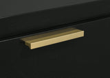 Nightstand - Caraway 2-drawer Nightstand Bedside Table Black