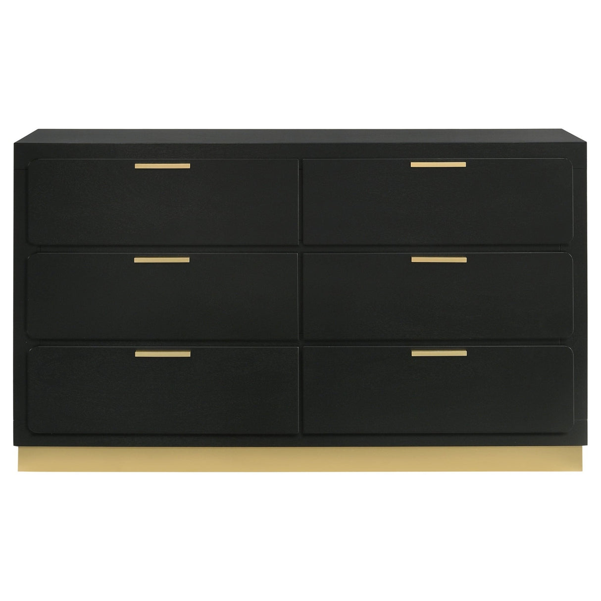 Caraway 6 - drawer Bedroom Dresser Black | Coaster - 224783 - Home Elegance USA - 3