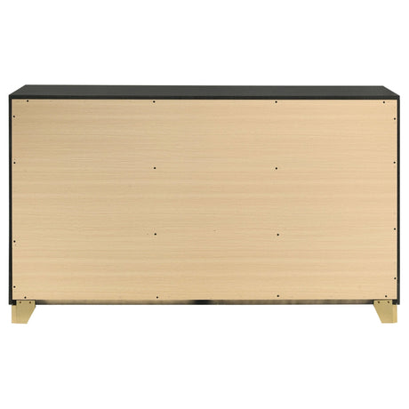 Caraway 6 - drawer Bedroom Dresser Black | Coaster | Home Elegance USA