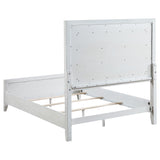 Marielle 4-piece Eastern King Bedroom Set Distressed White