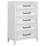 Marielle 5-piece Eastern King Bedroom Set Distressed White