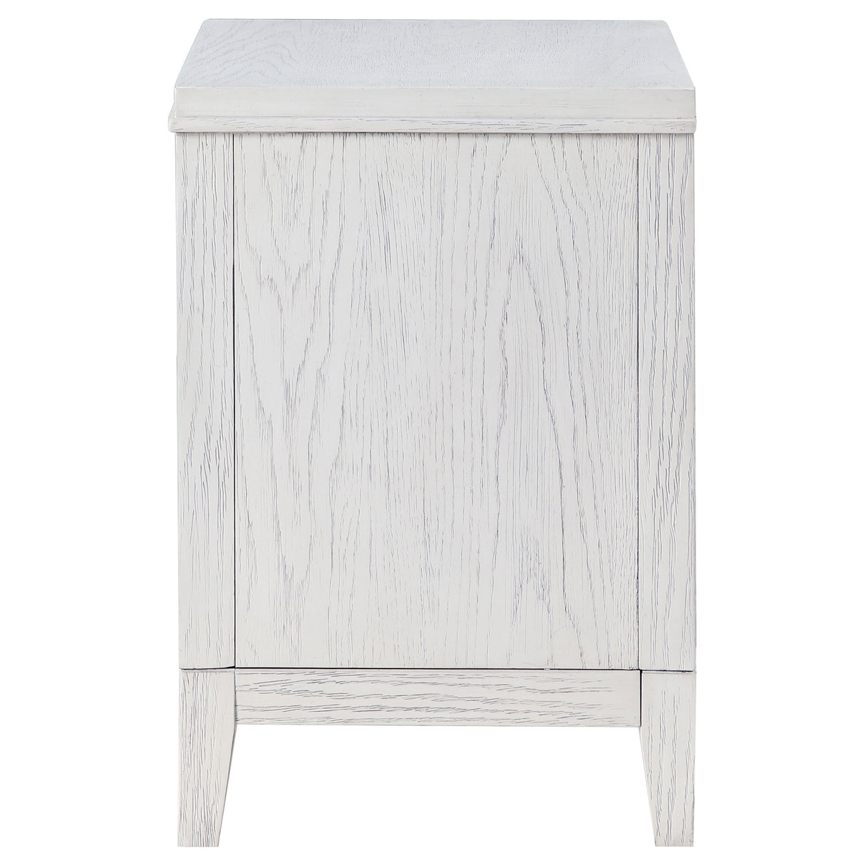 Marielle 2-drawer Nightstand Bedside Table Distressed White - Home Elegance USA