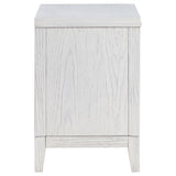 Marielle 2-drawer Nightstand Bedside Table Distressed White - Home Elegance USA