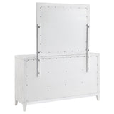 Marielle 6-drawer Dresser with Mirror Distressed White - Home Elegance USA