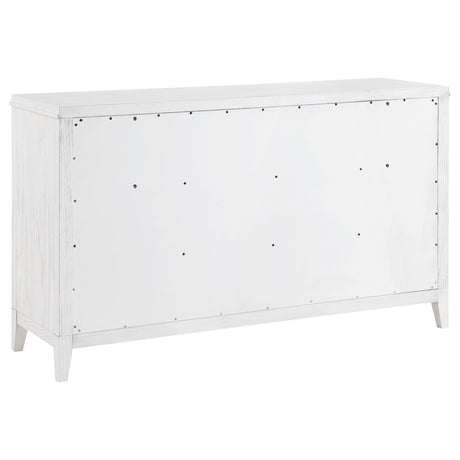 Marielle 6-drawer Bedroom Dresser Distressed White - Home Elegance USA