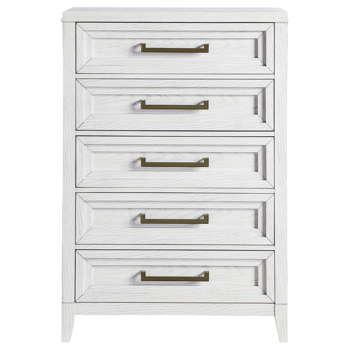 Marielle 5-drawer Bedroom Chest Distressed White - Home Elegance USA