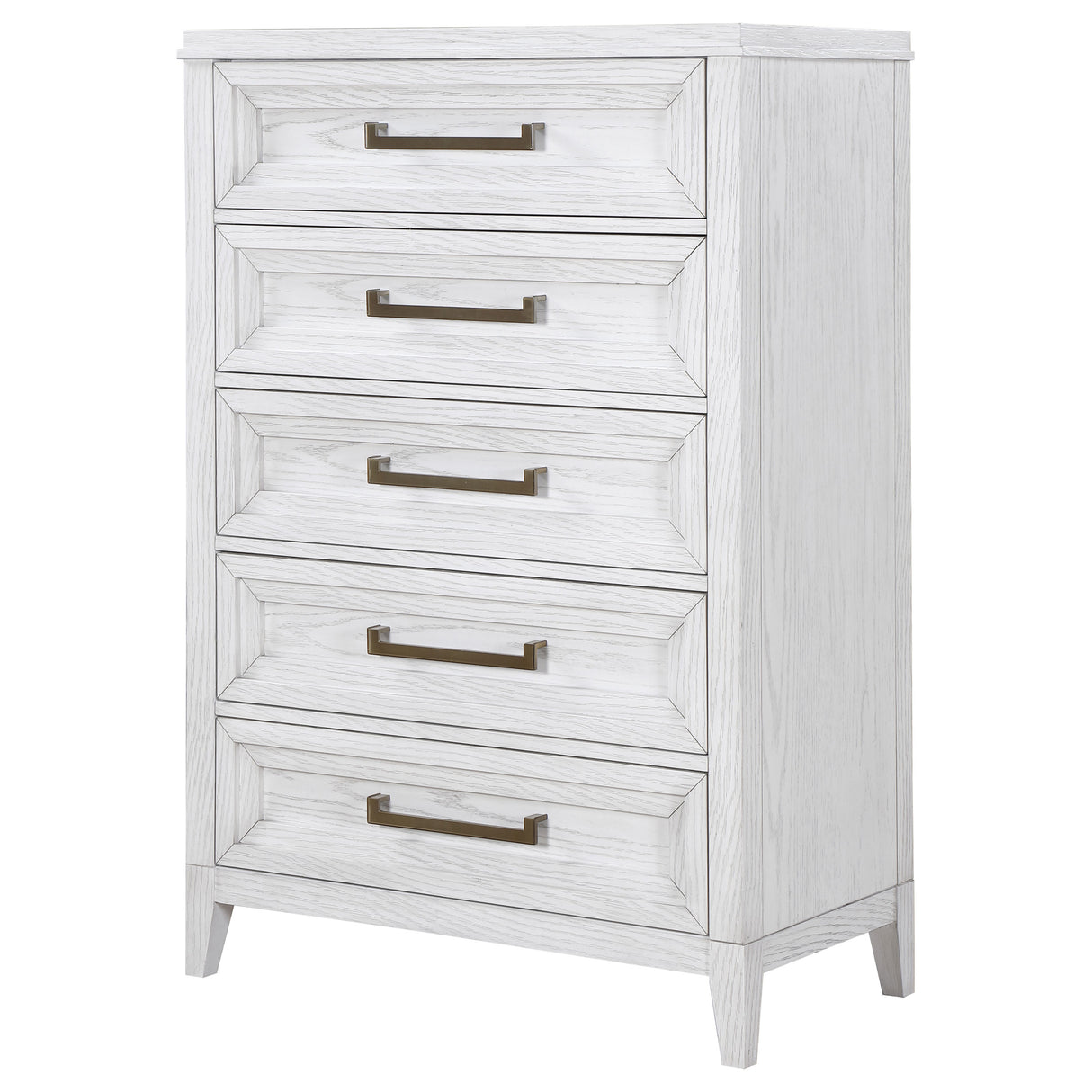 Marielle 5-drawer Bedroom Chest Distressed White - Home Elegance USA