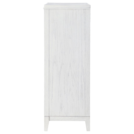 Marielle 5-drawer Bedroom Chest Distressed White - Home Elegance USA