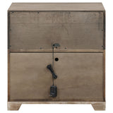 Kenora 1-drawer Nightstand Bedside Table Barley Brown - Home Elegance USA