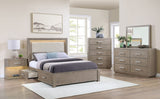 Kenora 6-drawer Dresser and Mirror Barley Brown - Home Elegance USA