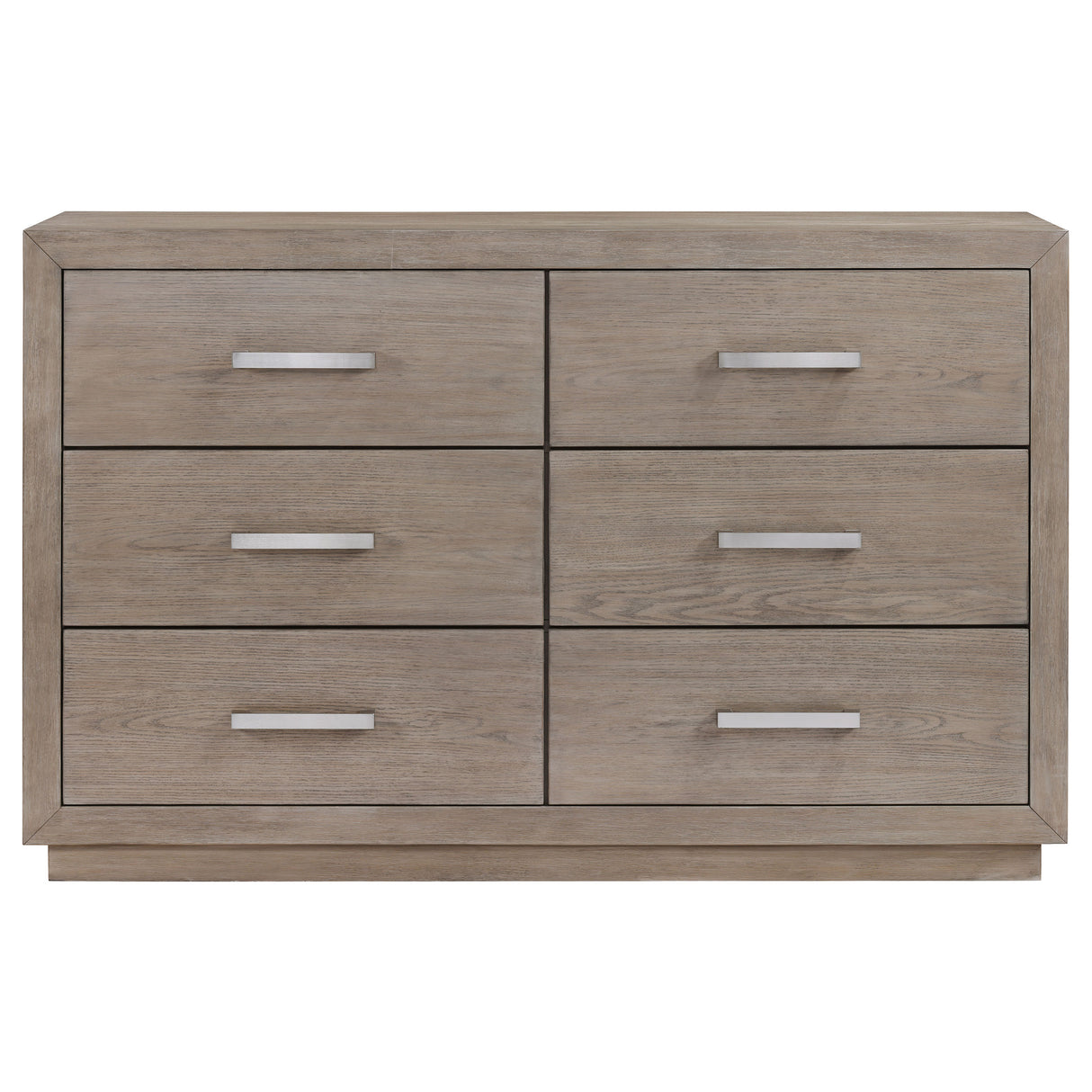 Kenora 6-drawer Dresser Barley Brown - Home Elegance USA
