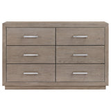 Kenora 6-drawer Dresser Barley Brown - Home Elegance USA