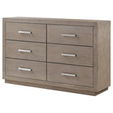 Kenora 6-drawer Dresser Barley Brown - Home Elegance USA
