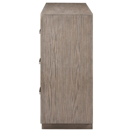 Kenora 6-drawer Dresser Barley Brown - Home Elegance USA