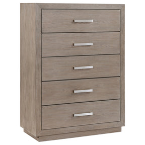 Kenora 5-drawer Bedroom Chest Barley Brown - Home Elegance USA